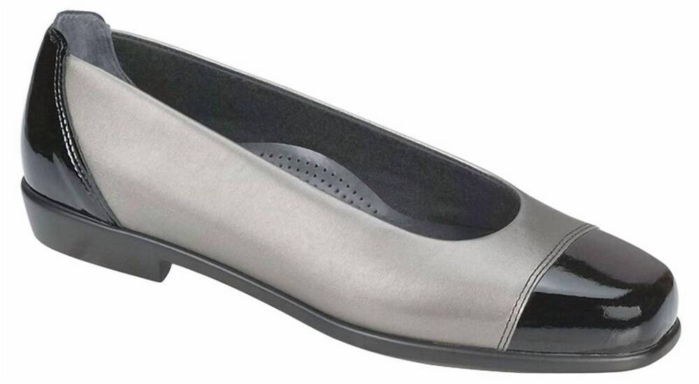 NEW SAS women's coco slip on loafer in graphite